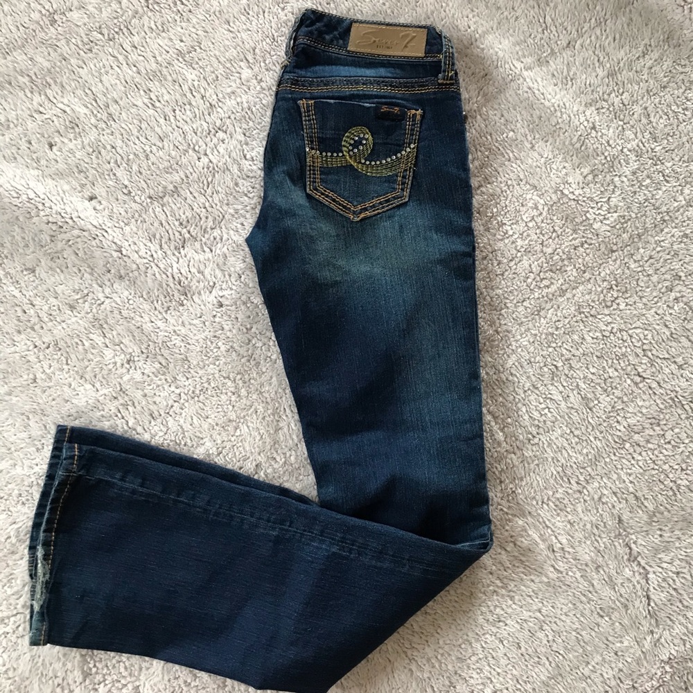 Seven7 baby bootcut jeans